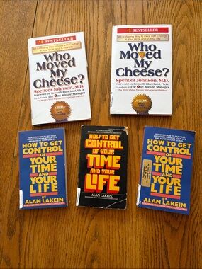 Self Help Book Lot
Who Moved My Cheese?  
How to Gain ControlYour Time&YourLife